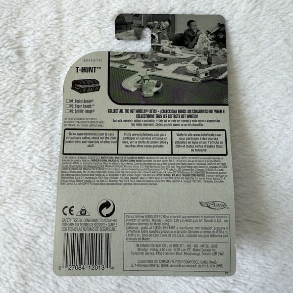 2004 Hot Wheels Treasure Hunts 4/12 Double Demon #104 T-Hunt Die Cast Car - Picture 3 of 3